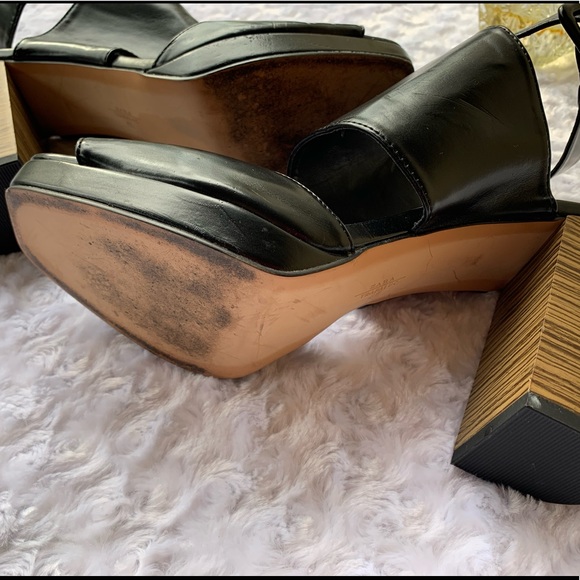 Zara Trafuluc Stacked heel cage sandals 41 - Picture 2 of 7